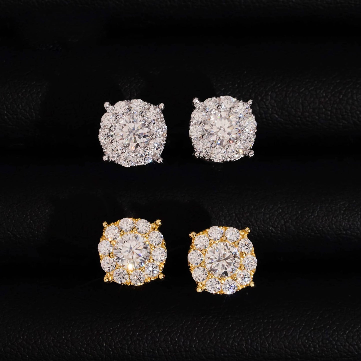 VVS Moissanite Clustered Earrings