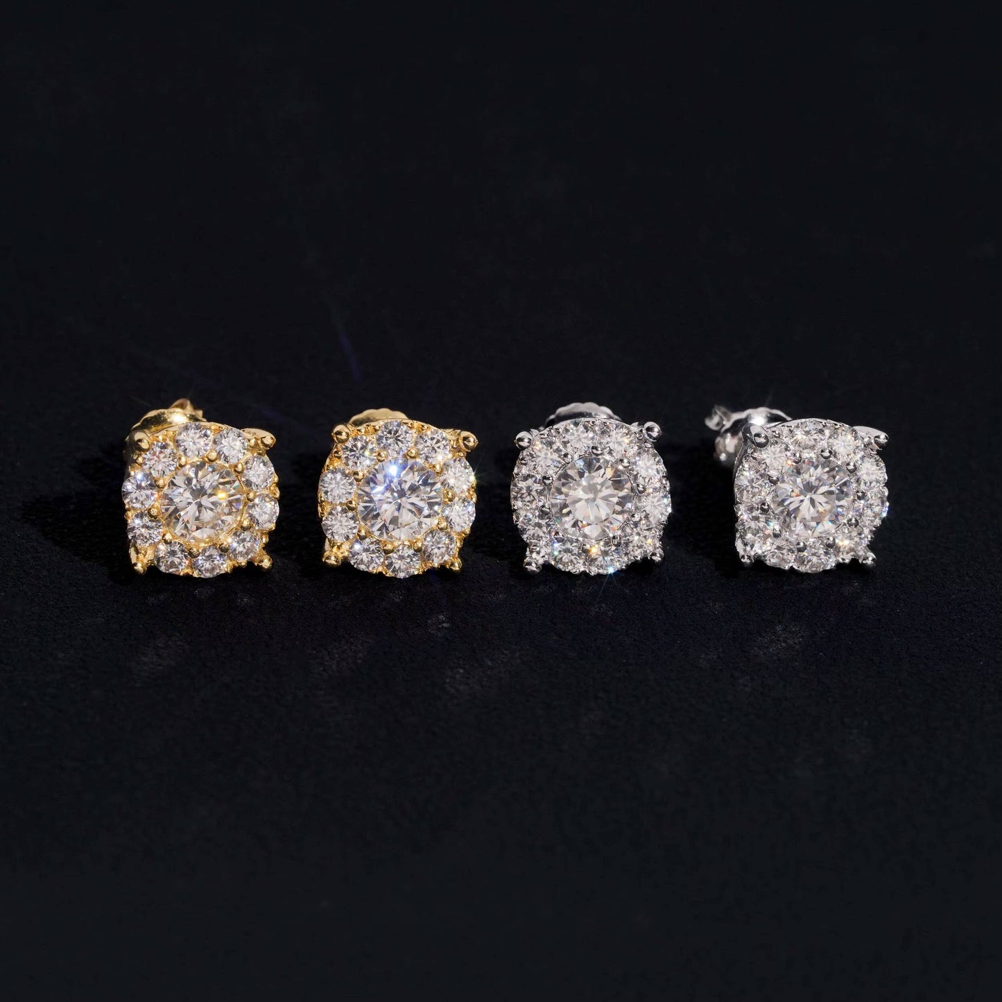 VVS Moissanite Clustered Earrings