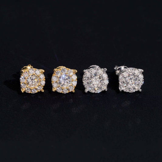 VVS Moissanite Clustered Earrings